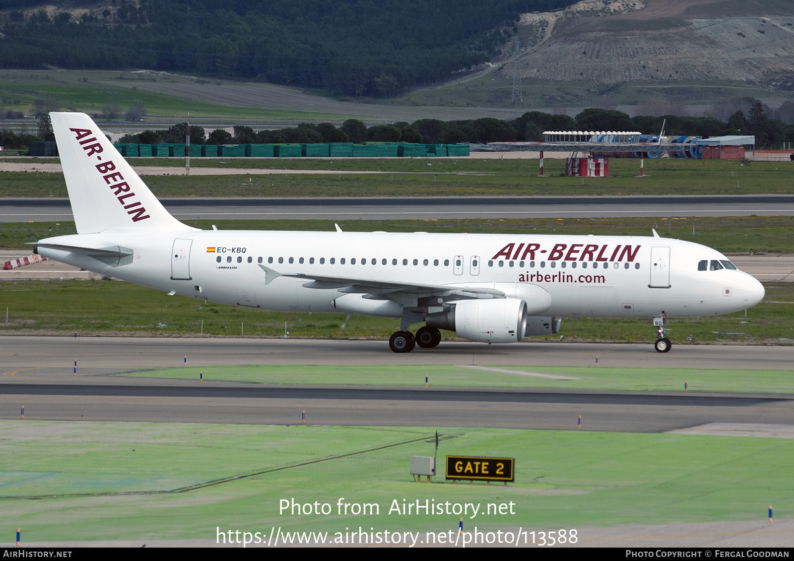 Aircraft Photo of EC-KBQ | Airbus A320-214 | Air Berlin | AirHistory.net #113588