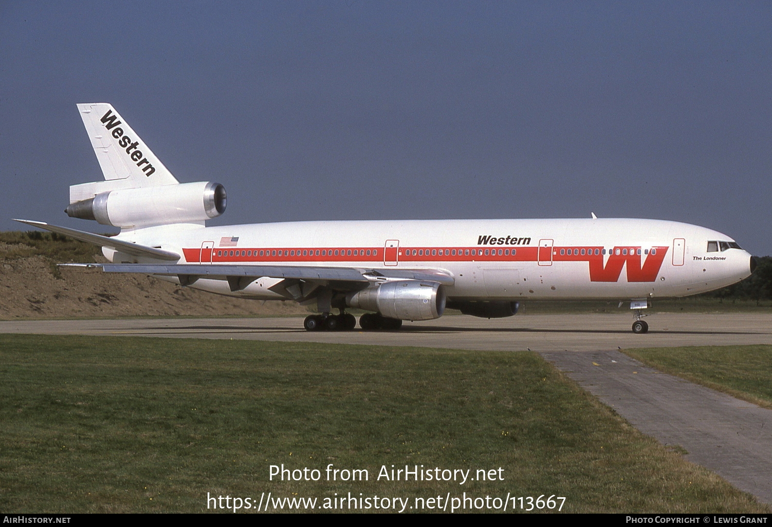 Aircraft Photo of N821L | McDonnell Douglas DC-10-30 | Western Airlines | AirHistory.net #113667