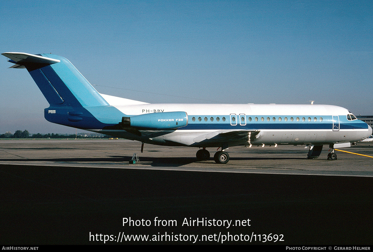 Aircraft Photo of PH-BBV | Fokker F28-4000 Fellowship | NLM Cityhopper | AirHistory.net #113692