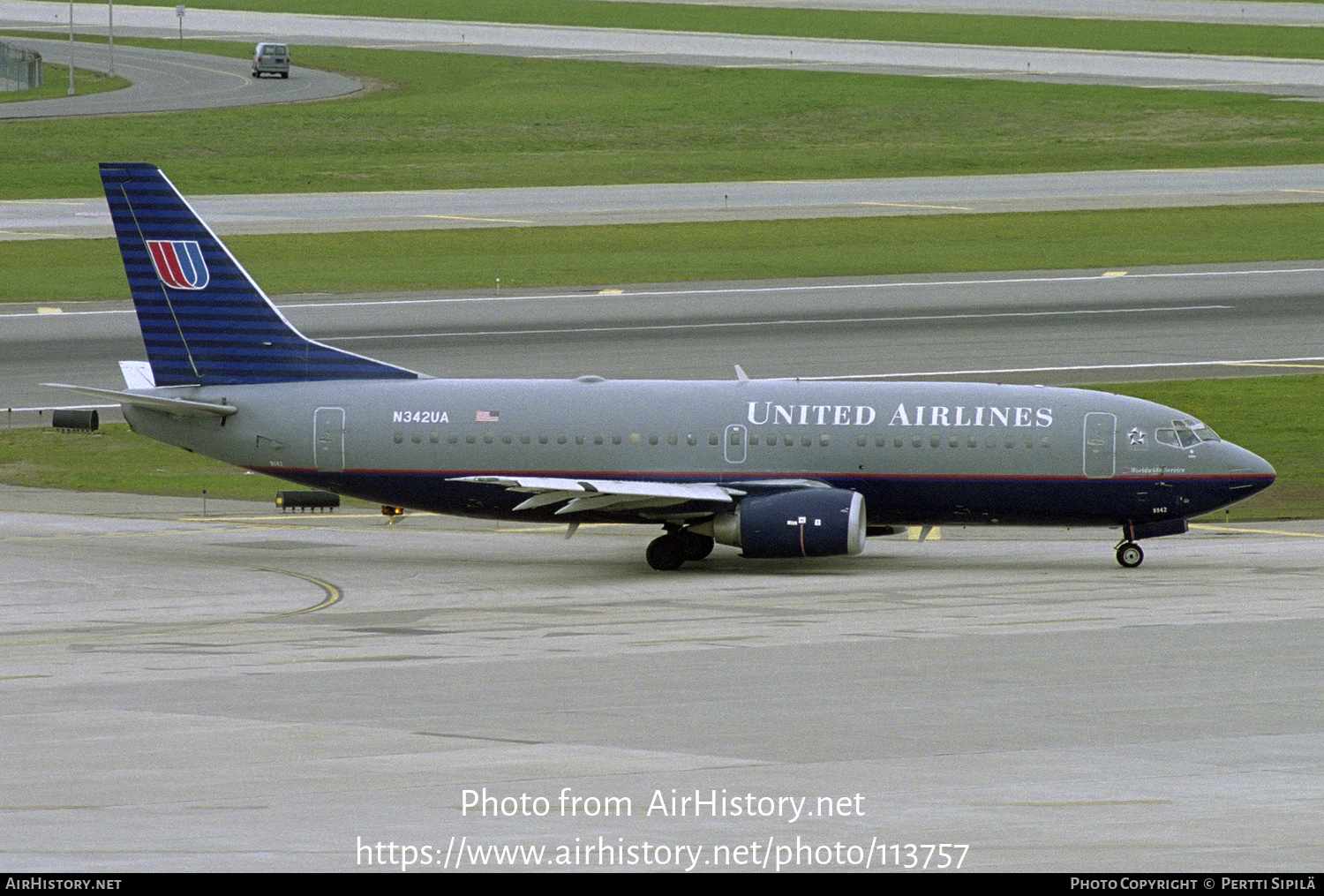 Aircraft Photo of N342UA | Boeing 737-322 | United Airlines | AirHistory.net #113757