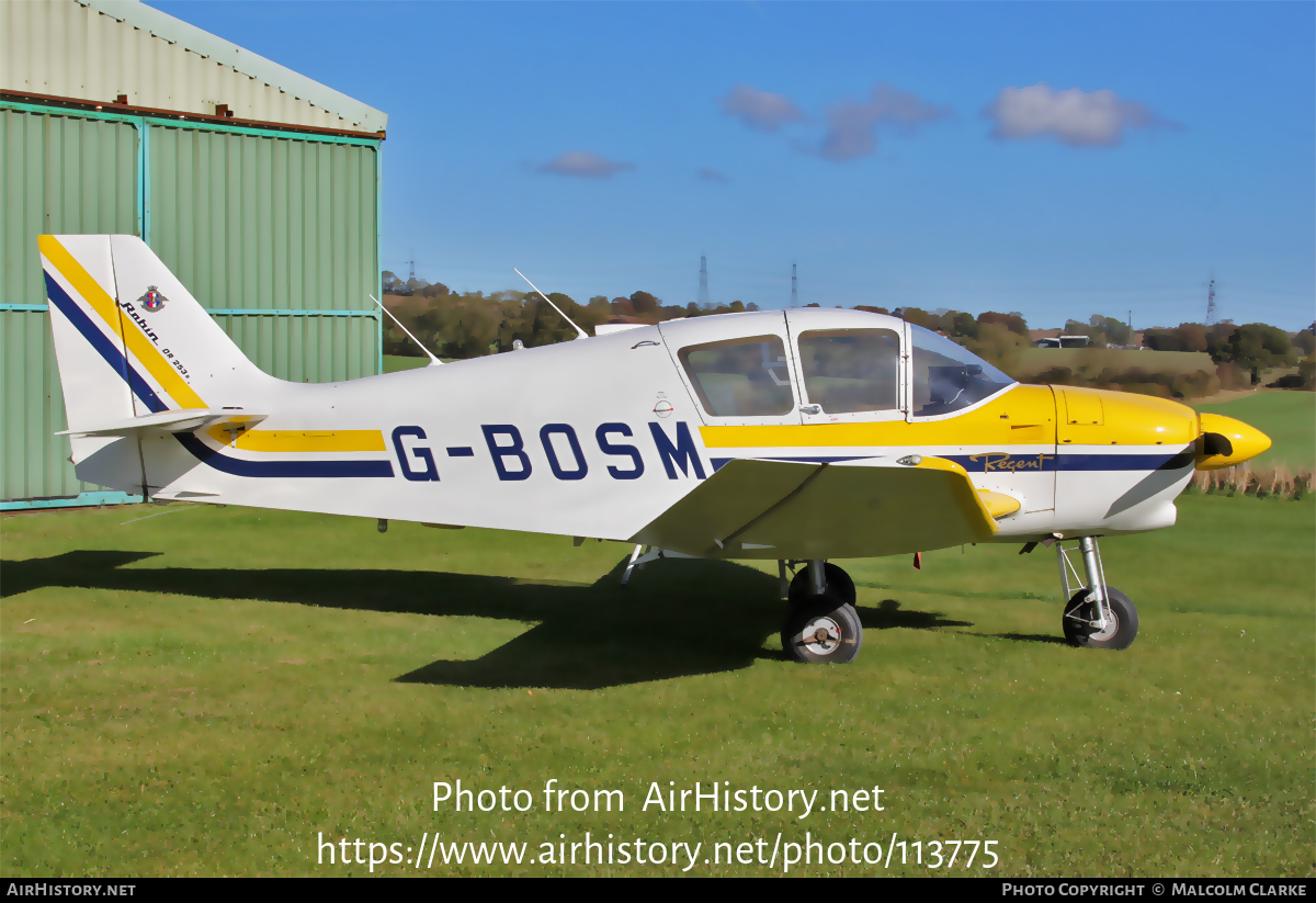 Aircraft Photo of G-BOSM | Robin DR-253B Regent | AirHistory.net #113775