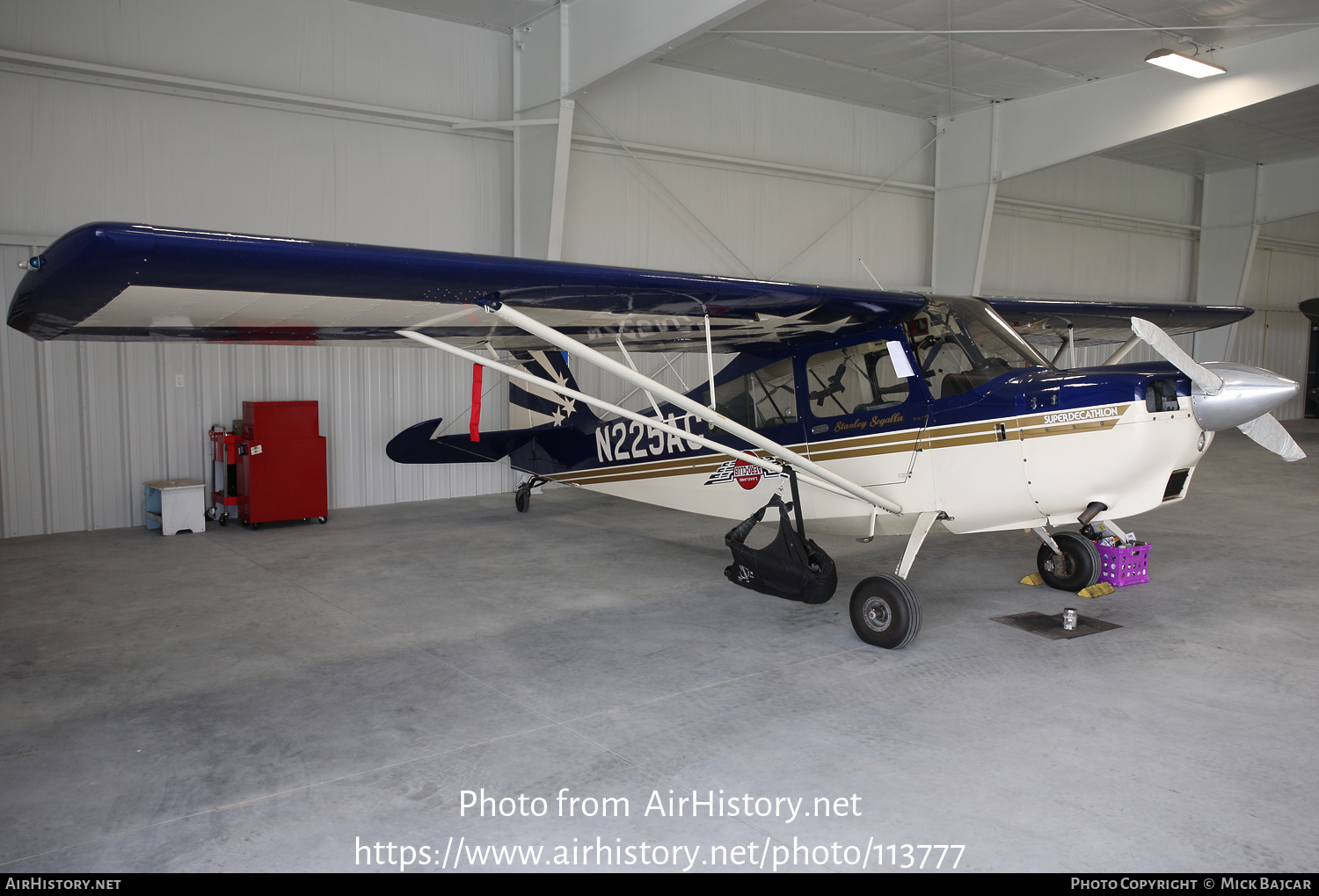 Aircraft Photo of N225AC | American Champion 8KCAB-180 Super Decathlon | AirHistory.net #113777