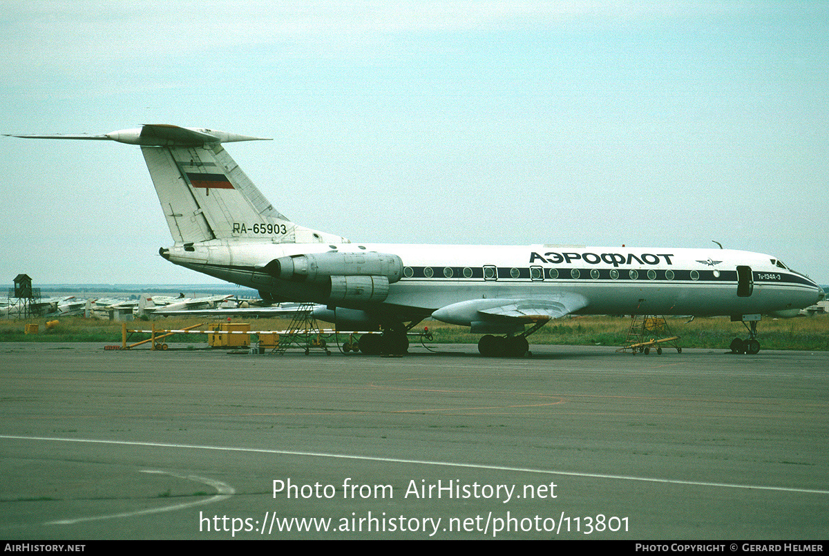 Aircraft Photo of RA-65903 | Tupolev Tu-134A-3 | Aeroflot | AirHistory.net #113801