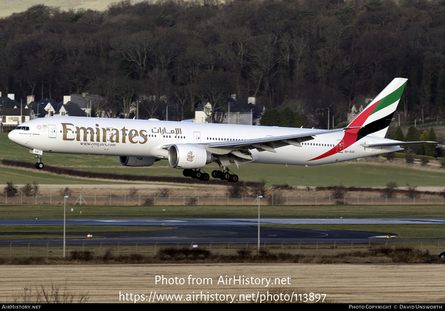 Aircraft Photo of A6-EGD | Boeing 777-31H/ER | Emirates | AirHistory.net #113897