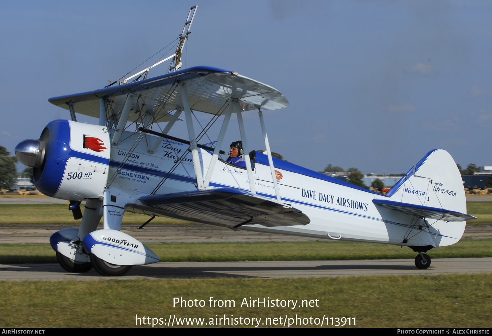 Aircraft Photo of N64434 | Boeing N2S-3 Kaydet (B75N1) | Dave Dacy Airshows | AirHistory.net #113911