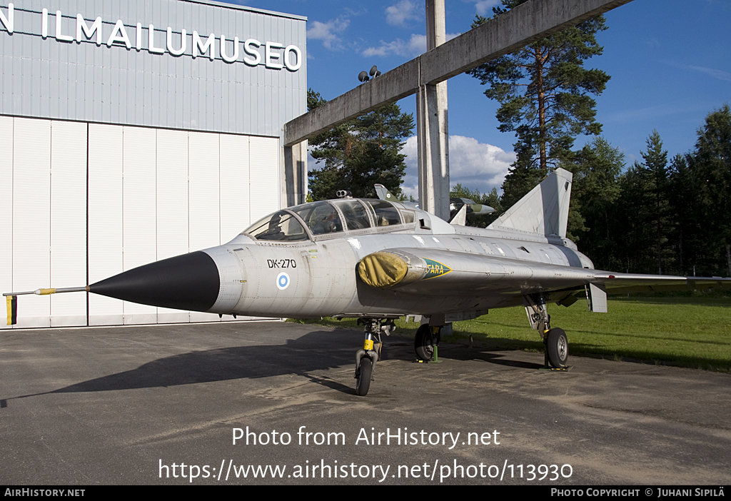 Aircraft Photo of DK-270 | Saab J35CS Draken | Finland - Air Force | AirHistory.net #113930