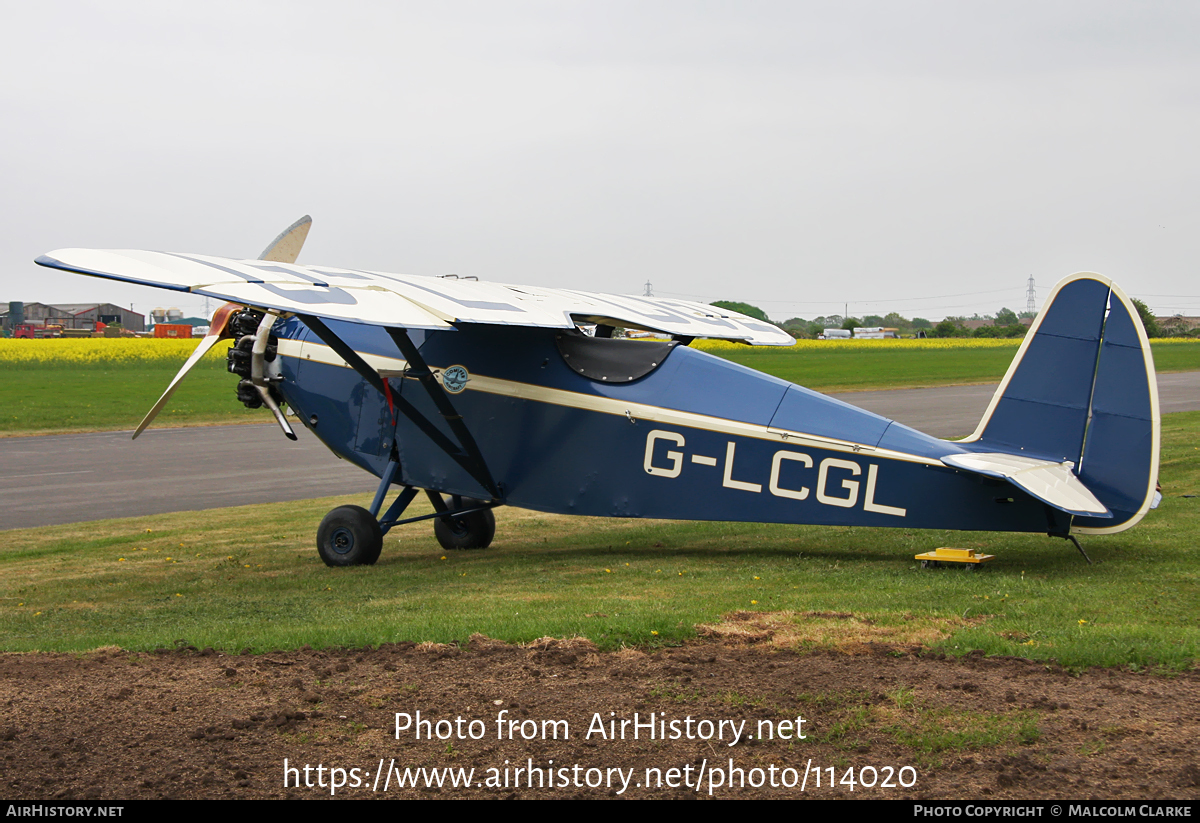 Aircraft Photo of G-LCGL | Comper CLA7 Swift Replica | AirHistory.net #114020