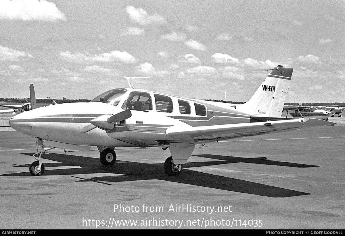 Aircraft Photo of VH-EYH | Beech 58 Baron | AirHistory.net #114035