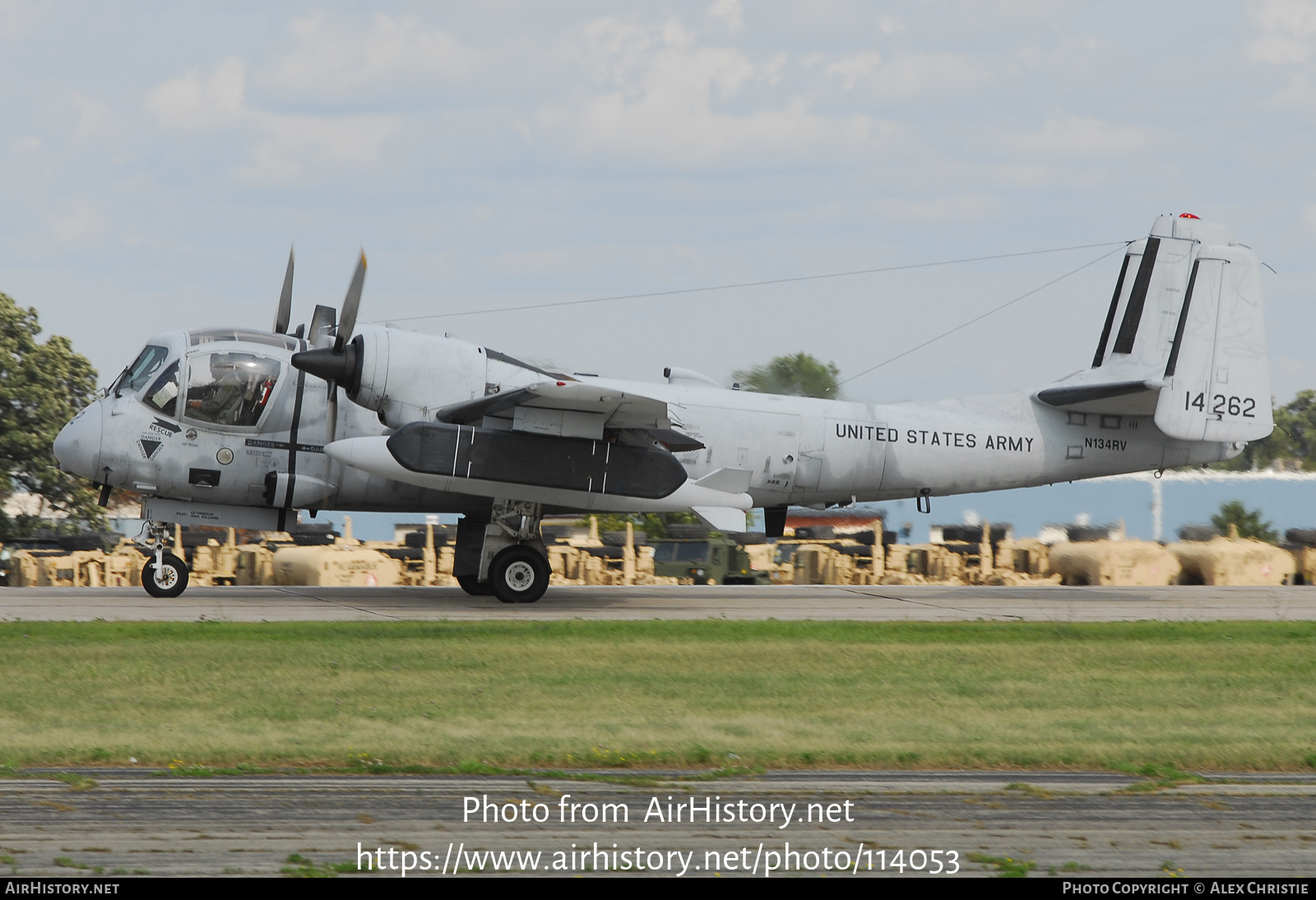 Aircraft Photo of N134RV / 14262 | Grumman OV-1B Mohawk | USA - Army | AirHistory.net #114053