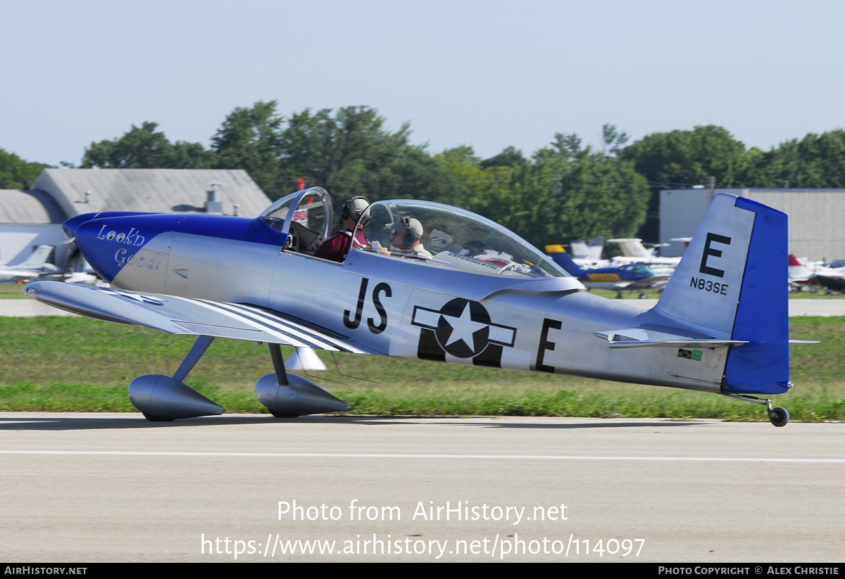 Aircraft Photo of N83SE | Van's RV-8 | USA - Air Force | AirHistory.net #114097