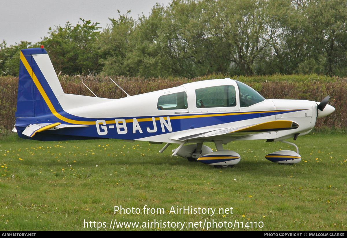 Aircraft Photo of G-BAJN | Grumman American AA-5 Traveler | AirHistory.net #114110