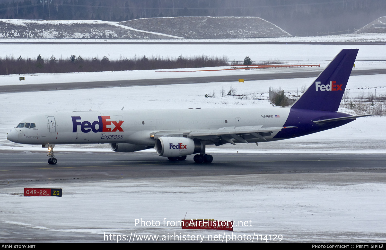 Aircraft Photo of N916FD | Boeing 757-27B(SF) | FedEx Express - Federal Express | AirHistory.net #114129