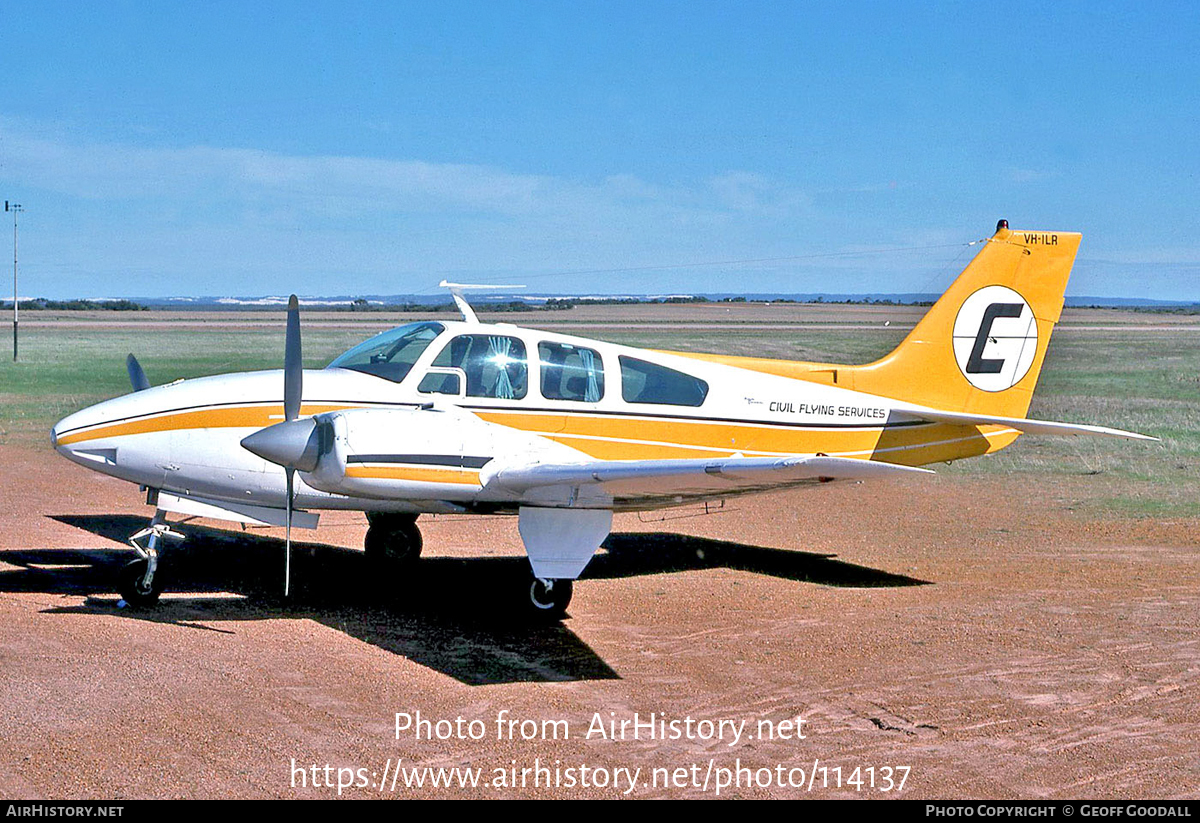 Aircraft Photo of VH-ILR | Beech D55 Baron | Civil Flying Services | AirHistory.net #114137