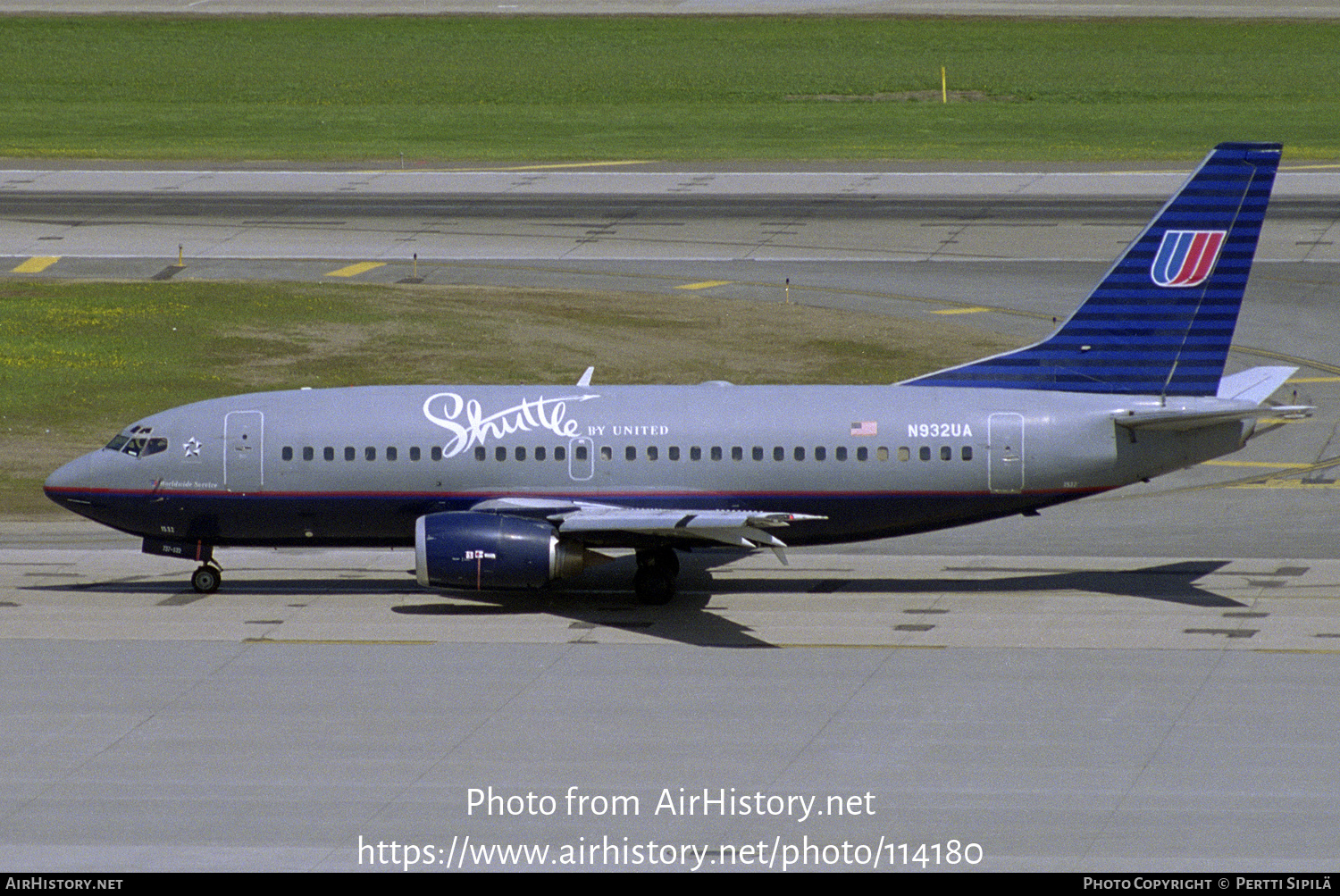 Aircraft Photo of N932UA | Boeing 737-522 | Shuttle by United | AirHistory.net #114180