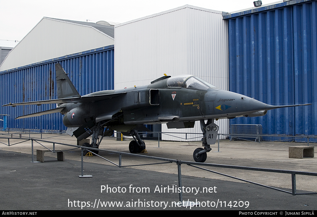 Aircraft Photo of A1 | Sepecat Jaguar A | France - Air Force | AirHistory.net #114209