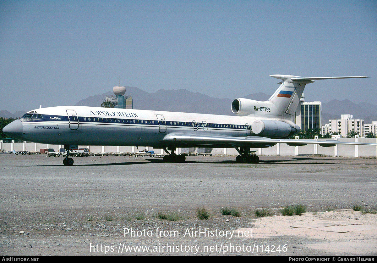 Aircraft Photo of RA-85758 | Tupolev Tu-154M | Aerokuznetsk | AirHistory.net #114246