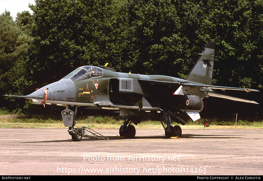 Aircraft Photo of A90 | Sepecat Jaguar A | France - Air Force | AirHistory.net #114263