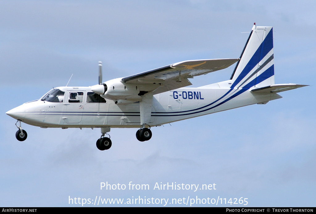 Aircraft Photo of G-OBNL | Britten-Norman BN-2A-21 Islander | AirHistory.net #114265