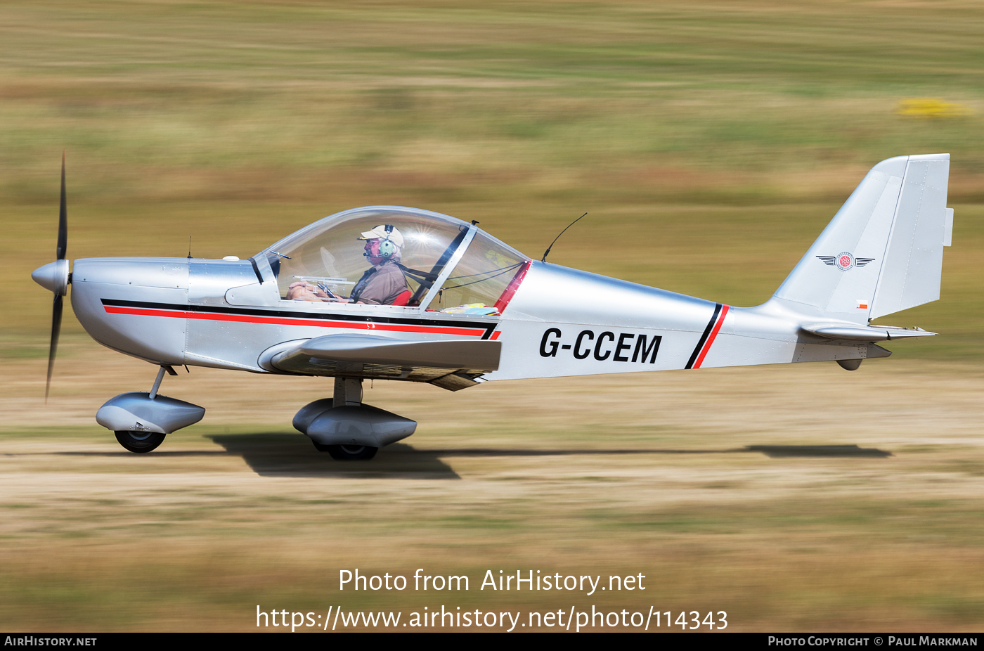 Aircraft Photo of G-CCEM | Evektor-Aerotechnik EV-97A Eurostar | AirHistory.net #114343