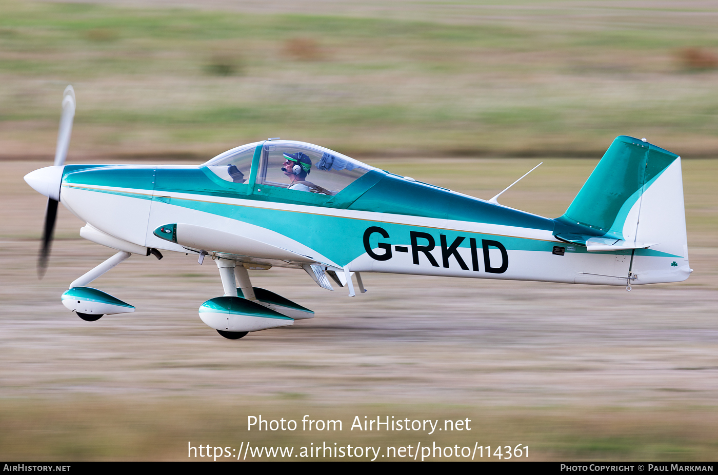 Aircraft Photo of G-RKID | Van's RV-6A | AirHistory.net #114361