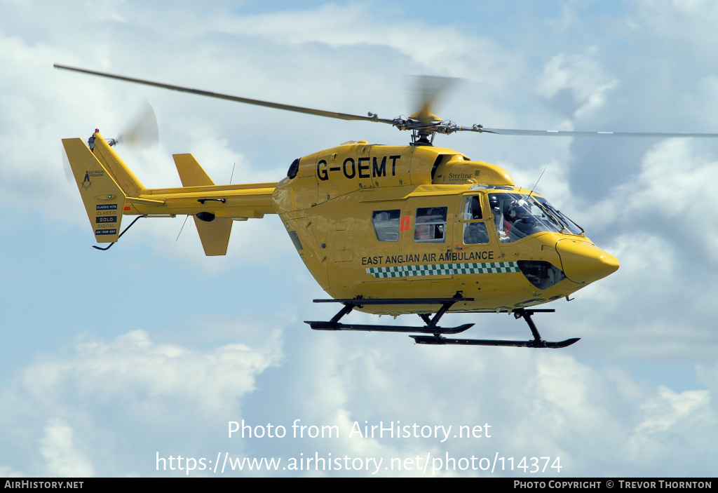 Aircraft Photo of G-OEMT | Eurocopter-Kawasaki BK-117C-1 | East Anglian Air Ambulance | AirHistory.net #114374