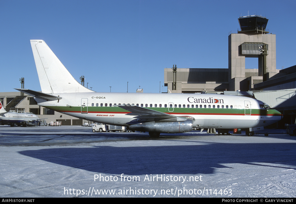 Aircraft Photo of C-GQCA | Boeing 737-2K9/Adv | Canadian Airlines | AirHistory.net #114463