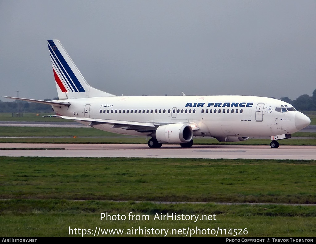 Aircraft Photo of F-GFUJ | Boeing 737-33A | Air France | AirHistory.net #114526