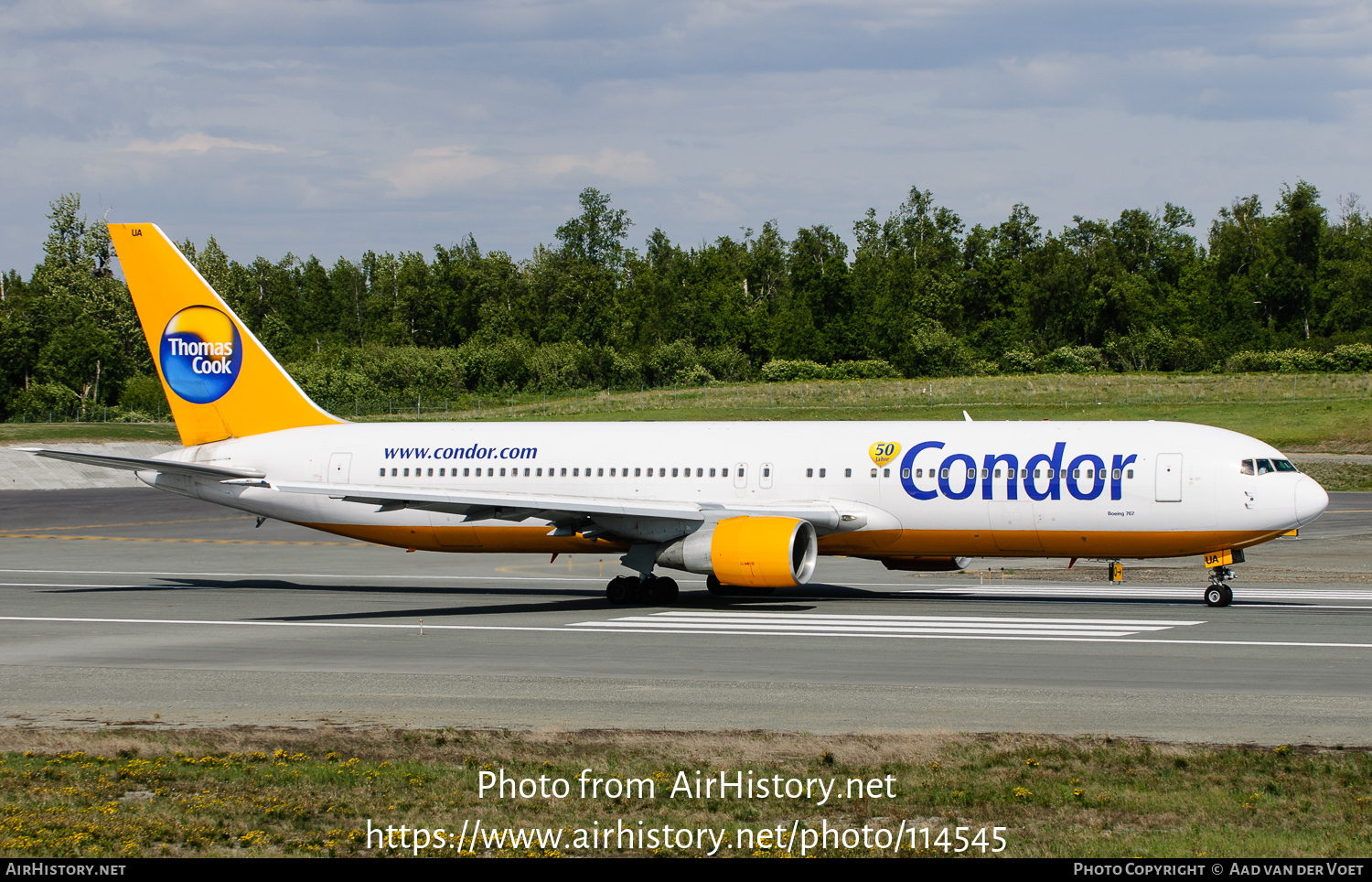 Aircraft Photo of D-ABUA | Boeing 767-330/ER | Condor Flugdienst | AirHistory.net #114545