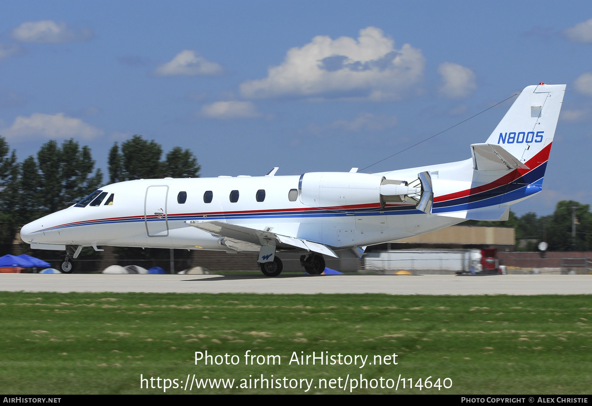 Aircraft Photo of N8005 | Cessna 560XL Citation Excel | AirHistory.net #114640