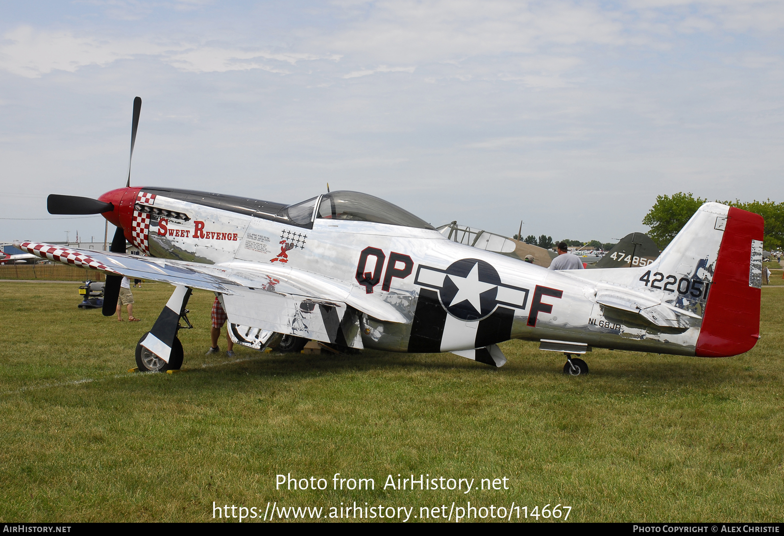 Aircraft Photo of N68JR / NL68JR / 422051 | North American P-51D Mustang | USA - Air Force | AirHistory.net #114667