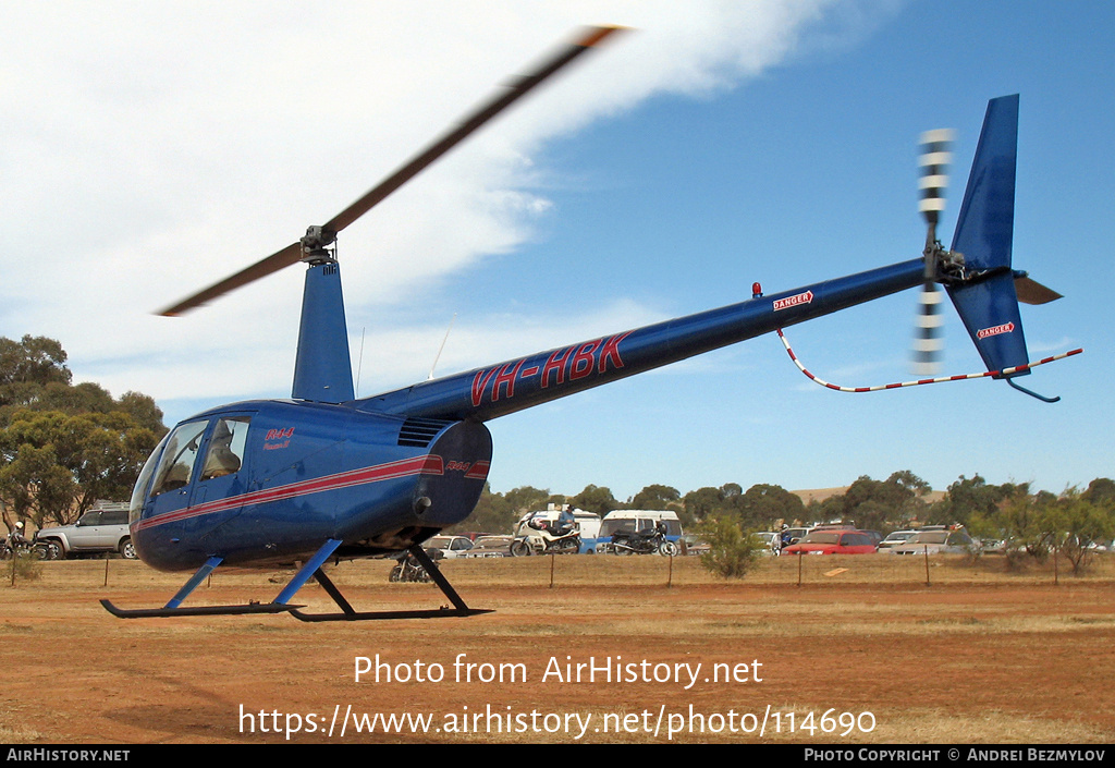 Aircraft Photo of VH-HBK | Robinson R-44 Raven II | AirHistory.net #114690