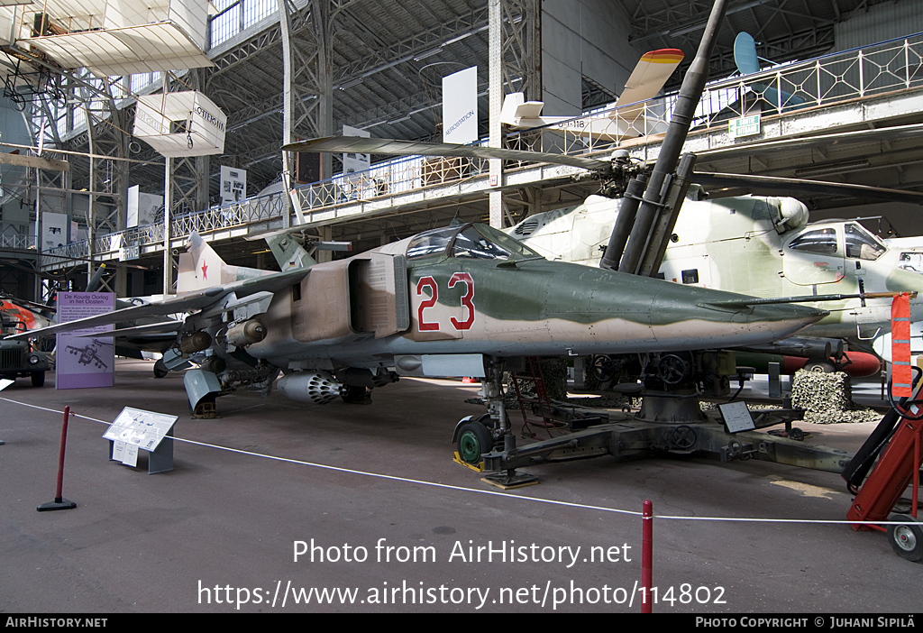 Aircraft Photo of 23 red | Mikoyan-Gurevich MiG-23BN | Russia - Air Force | AirHistory.net #114802