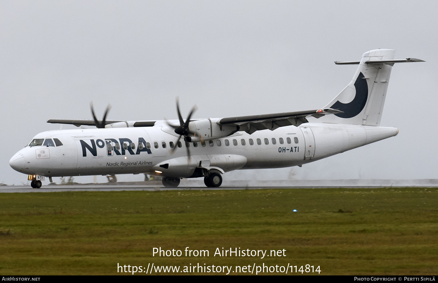 Aircraft Photo of OH-ATI | ATR ATR-72-500 (ATR-72-212A) | Norra - Nordic Regional Airlines | AirHistory.net #114814