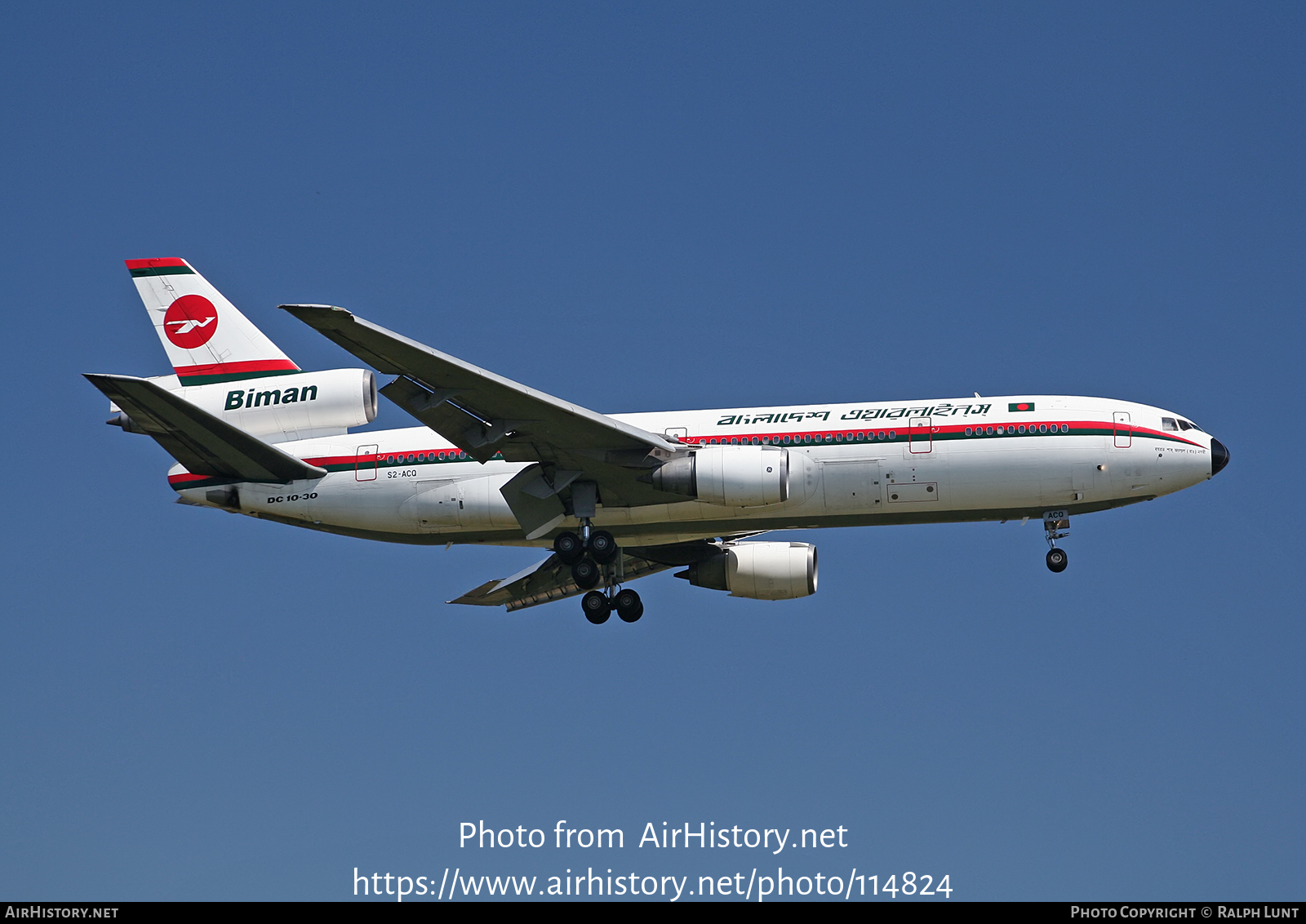 Aircraft Photo of S2-ACQ | McDonnell Douglas DC-10-30 | Biman Bangladesh Airlines | AirHistory.net #114824