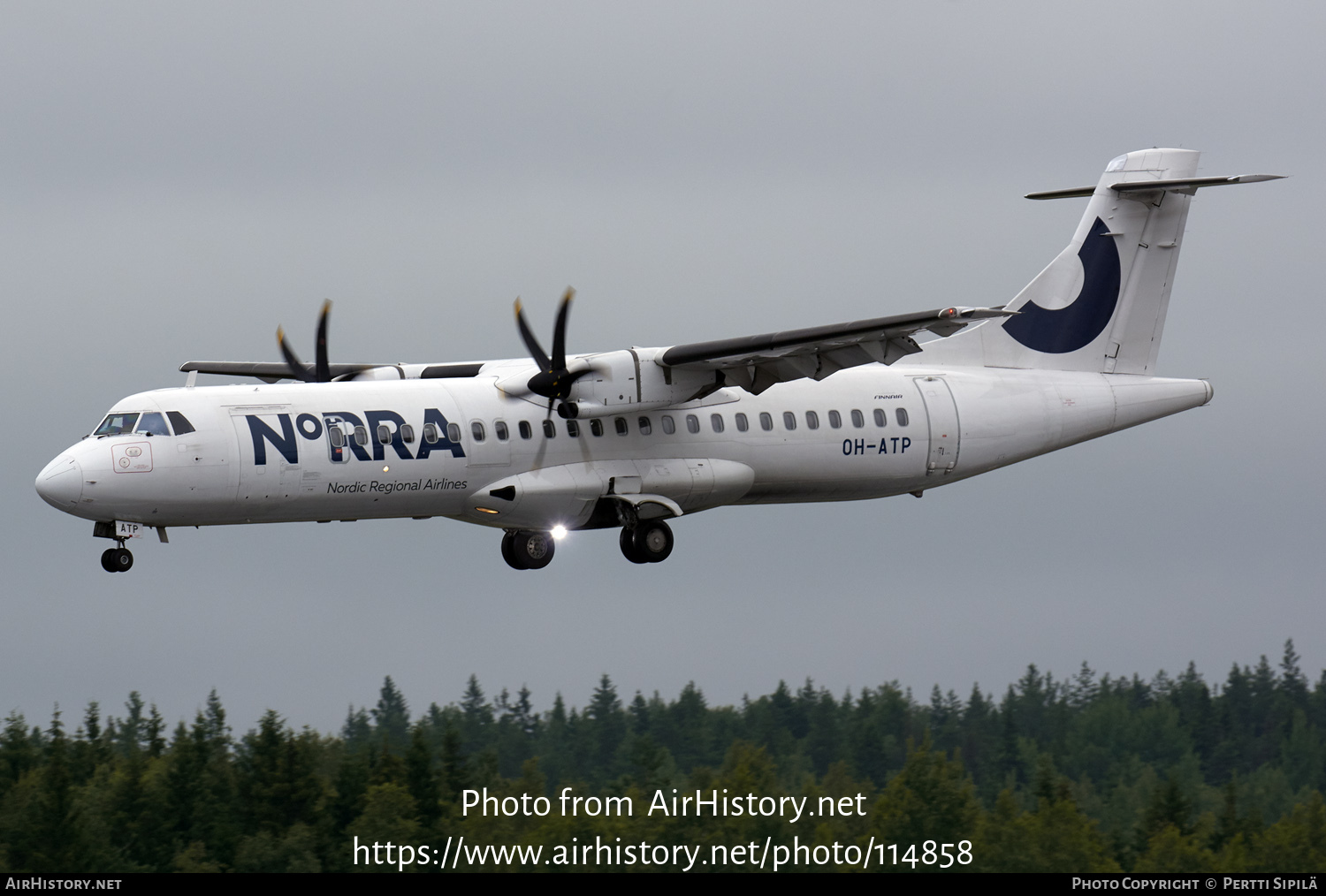 Aircraft Photo of OH-ATP | ATR ATR-72-500 (ATR-72-212A) | Norra - Nordic Regional Airlines | AirHistory.net #114858