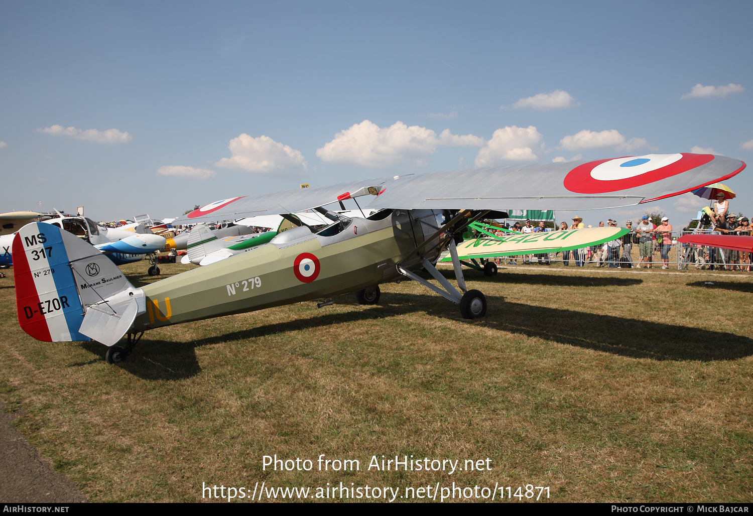 Aircraft Photo of D-EZOR / 279 | Morane-Saulnier MS-317 | France - Air Force | AirHistory.net #114871