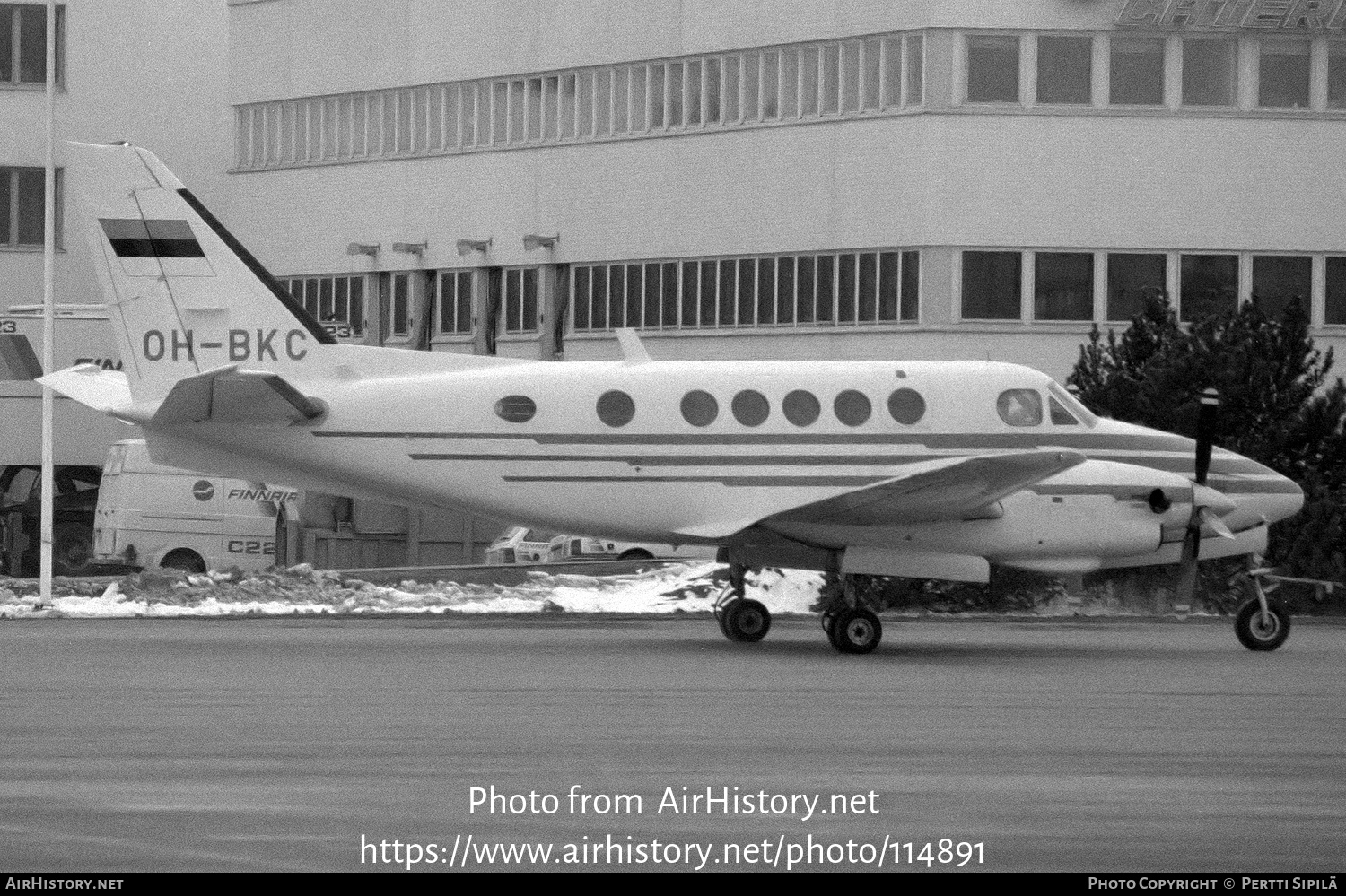 Aircraft Photo of OH-BKC | Beech A100 King Air | Finnaviation | AirHistory.net #114891