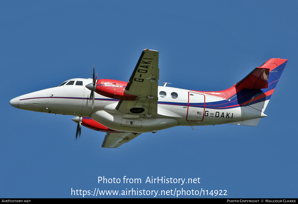 Aircraft Photo of G-OAKI | British Aerospace BAe-3101 Jetstream 31 | AIS Airlines | AirHistory.net #114922