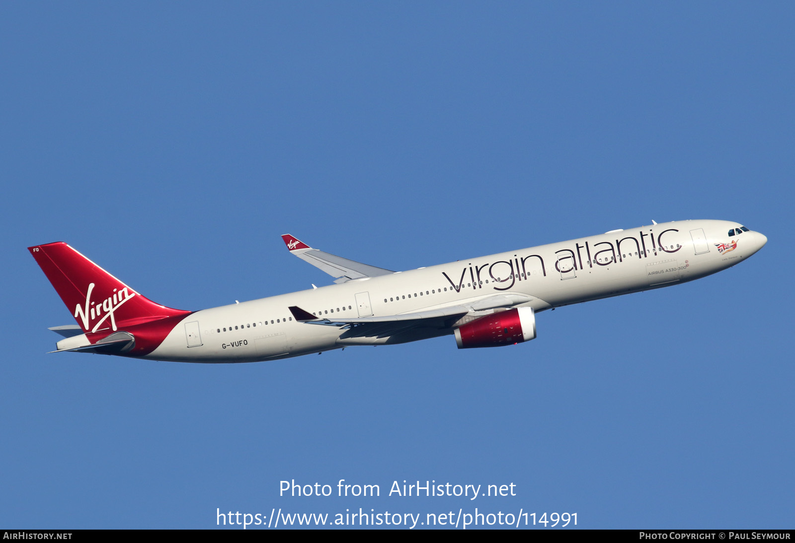 Aircraft Photo of G-VUFO | Airbus A330-343 | Virgin Atlantic Airways | AirHistory.net #114991