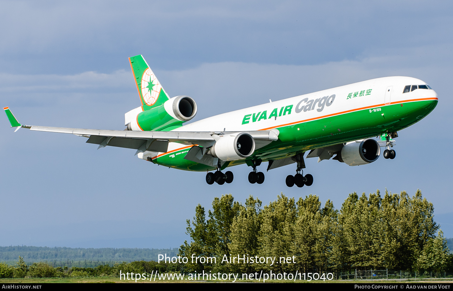 Aircraft Photo of B-16109 | McDonnell Douglas MD-11F | EVA Air Cargo | AirHistory.net #115040