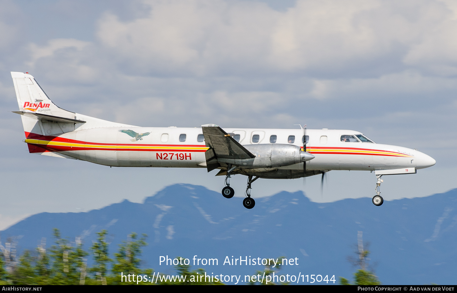 Aircraft Photo of N2719H | Fairchild SA-227AC Metro III | Peninsula Airways - PenAir | AirHistory.net #115044