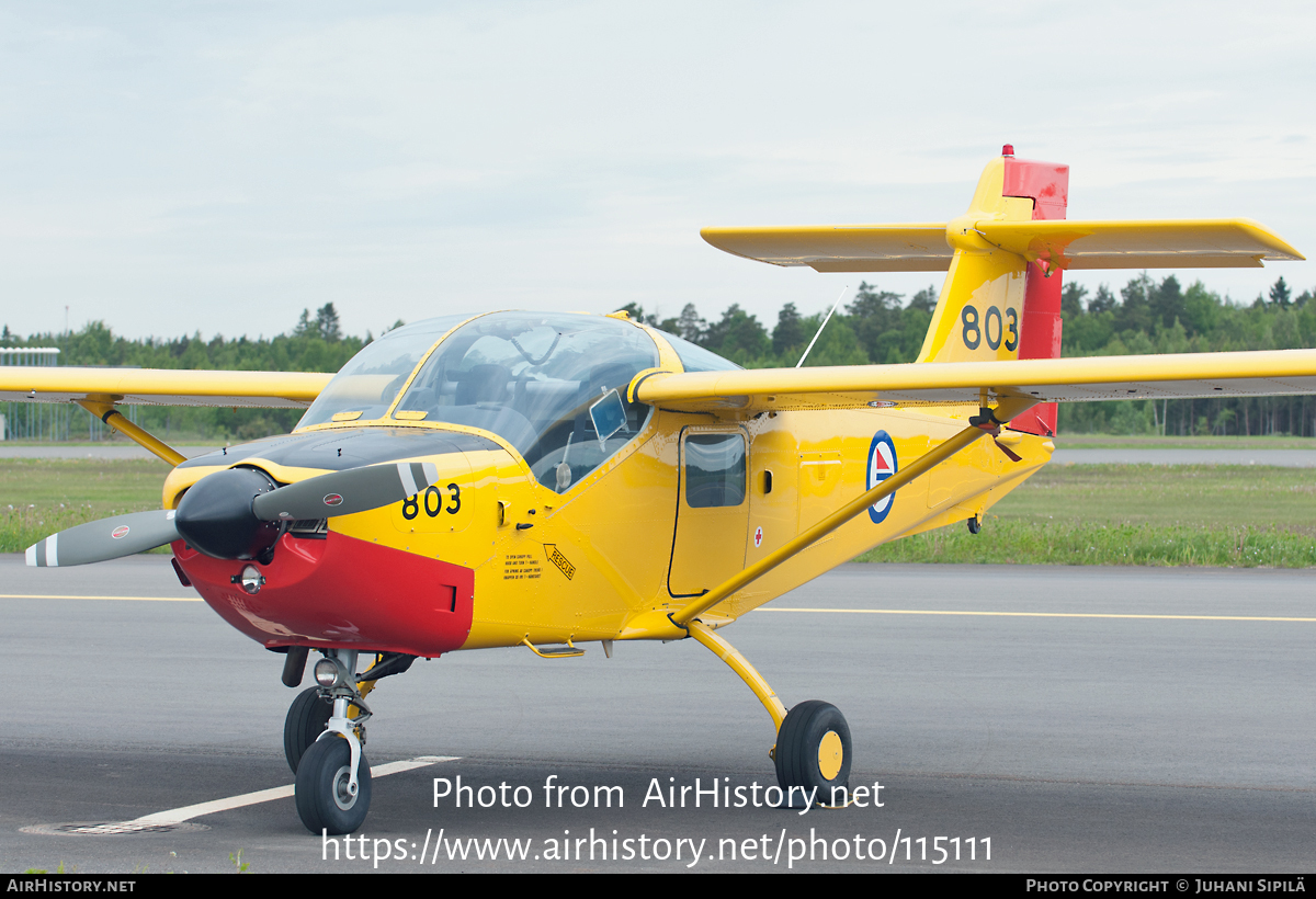 Aircraft Photo of 803 | Saab MFI-15-200A Safari | Norway - Air Force | AirHistory.net #115111