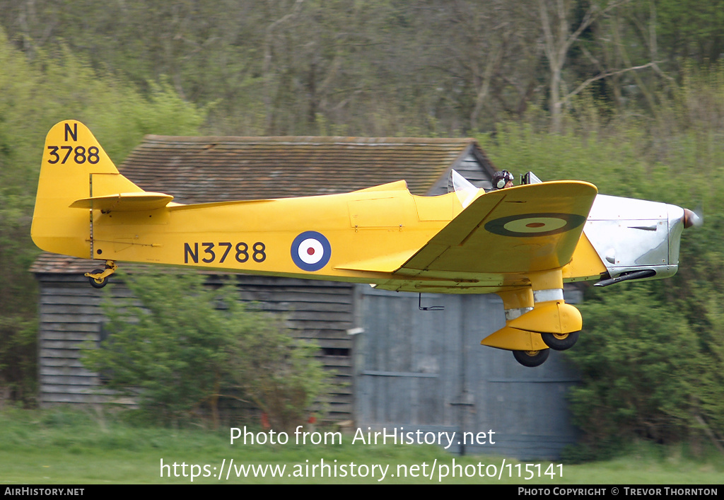 Aircraft Photo of G-AKPF / N3788 | Miles M.14A Hawk Trainer 3 | UK - Air Force | AirHistory.net #115141