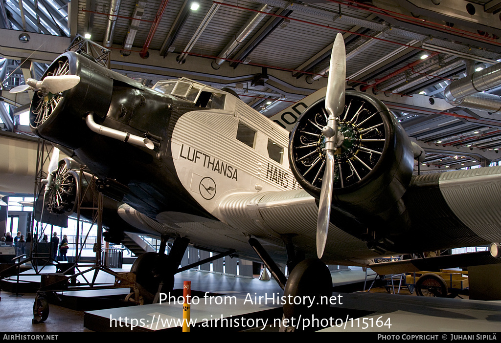 Aircraft Photo of D-AZAW | Junkers Ju 52/3m te | Deutsche Luft Hansa | AirHistory.net #115164