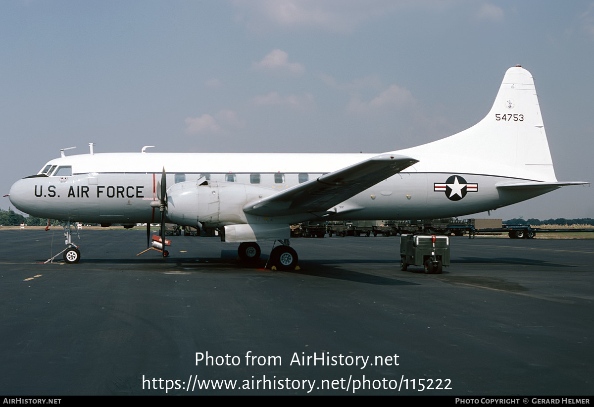 Aircraft Photo of 55-4753 / 54753 | Convair TC-131E | USA - Air Force | AirHistory.net #115222