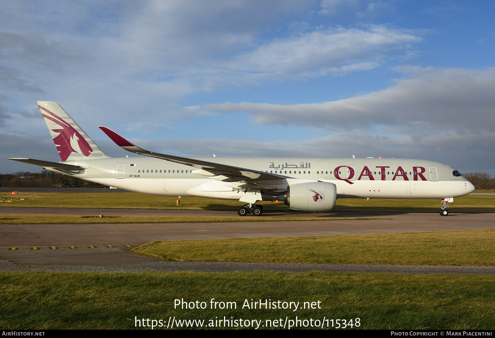 Aircraft Photo of A7-ALB | Airbus A350-941 | Qatar Airways | AirHistory.net #115348