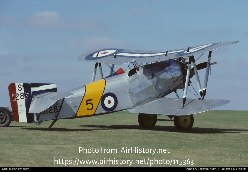 Aircraft Photo of G-BEYB / S1287 | Fairey Flycatcher (replica) | UK - Air Force | AirHistory.net #115363