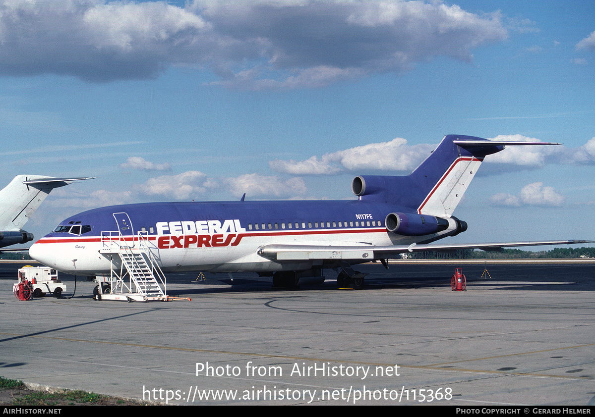 Aircraft Photo of N117FE | Boeing 727-25C | Federal Express | AirHistory.net #115368