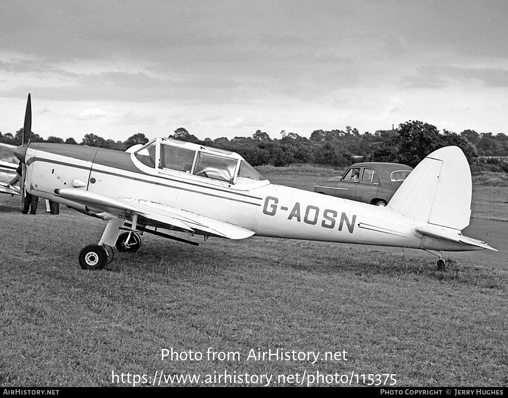 Aircraft Photo of G-AOSN | De Havilland DHC-1 Chipmunk Mk22 | AirHistory.net #115375