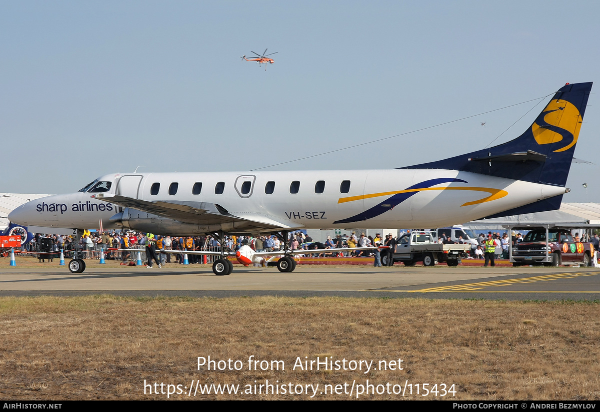 Aircraft Photo of VH-SEZ | Fairchild SA-227AC Metro III | Sharp Airlines | AirHistory.net #115434